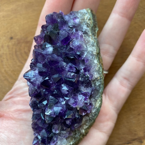 Genuine Amethyst Crystal Druzy Cluster - Picture 9 of 10